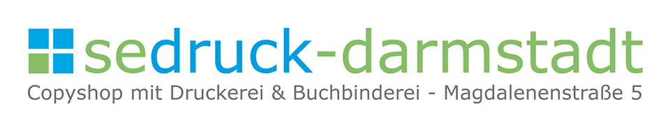 Copyshop Buchbinderei Sedruck Darmstadt