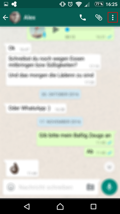 WhatsApp Einstellungen WhatsApp Einstellungen