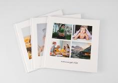 Layflat Fotobücher in benutzerdefiniertem quadratischen Format mit bedrucktem Cover