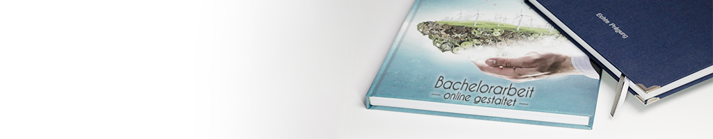 Bachelorarbeit drucken und als Hardcoverbuch binden Hardcoverbindung für Bachelorarbeit drucken
